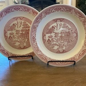 VTG Red Willow Ware by Royal China